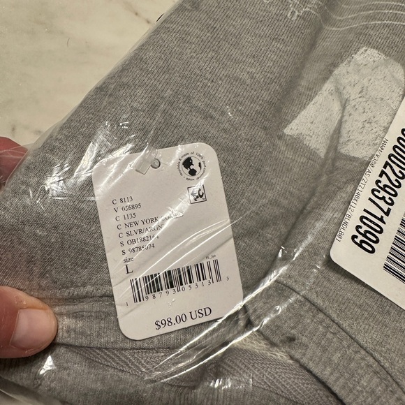 NWT FREE PEOPLE New York City Camden Pullover sweatshirt size Large - Picture 7 of 8